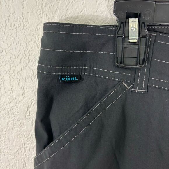 Kuhl Dark Grey Nylon Straight Leg Pants Size 34 x 30" Inseam - Picture 5 of 8